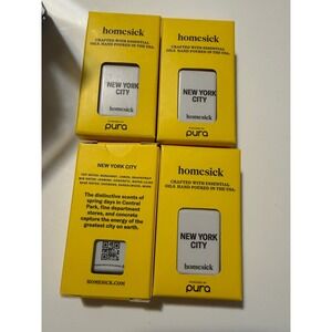 Homesick New York City Pura Smart Home Fragrance Diffuser Refill Lot of 4 New